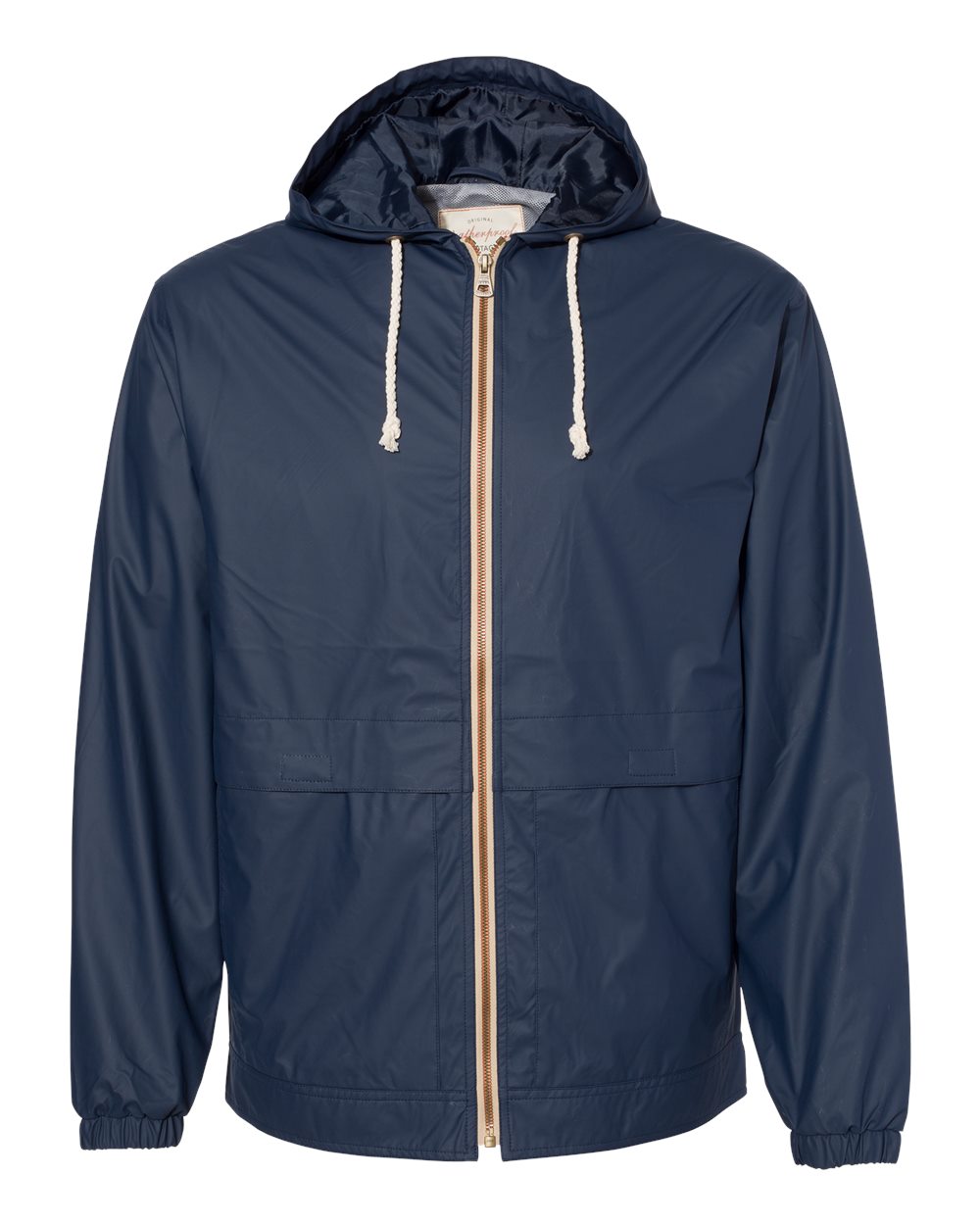 Unisex Vintage Hooded Rain Jacket
