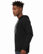 BELLA + CANVAS Unisex Sponge Fleece Full-Zip Hoodie Sweatshirt 3739