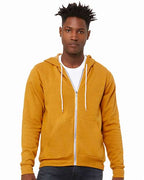 BELLA + CANVAS Unisex Sponge Fleece Full-Zip Hoodie Sweatshirt 3739