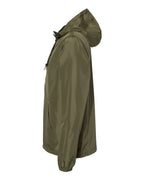 Independent Trading Co. Unisex Lightweight Quarter-Zip Windbreaker Pullover Jacket EXP54LWP