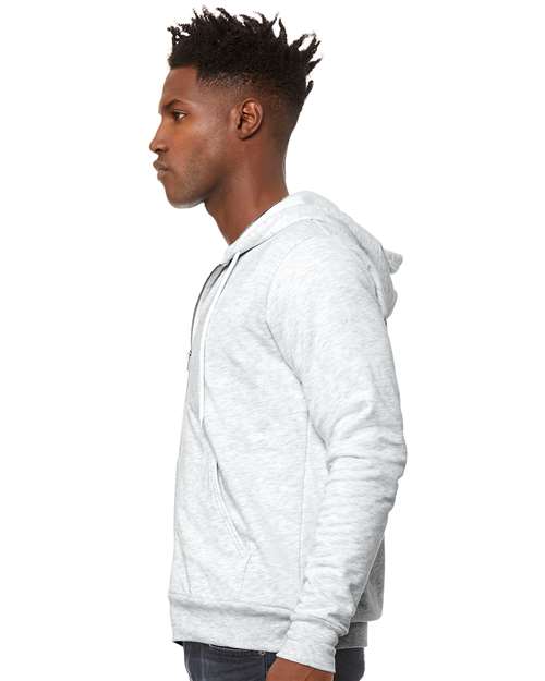 BELLA + CANVAS Unisex Sponge Fleece Full-Zip Hoodie Sweatshirt 3739