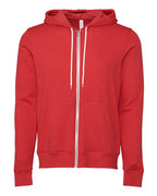 BELLA + CANVAS Unisex Sponge Fleece Full-Zip Hoodie Sweatshirt 3739