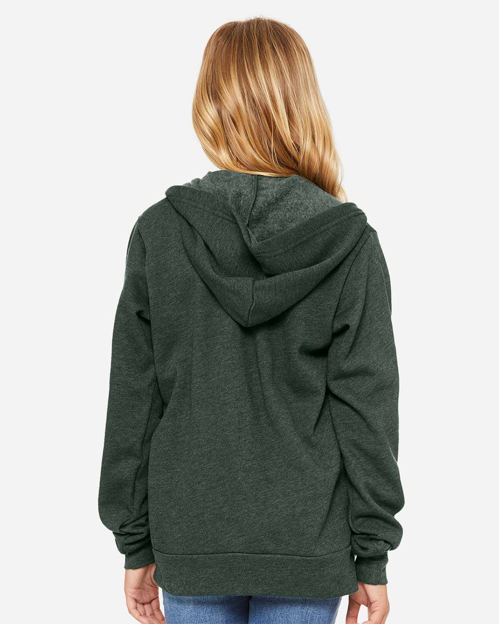 Custom Youth Sponge Fleece Full-Zip Hoodie – Add Your Logo or Design