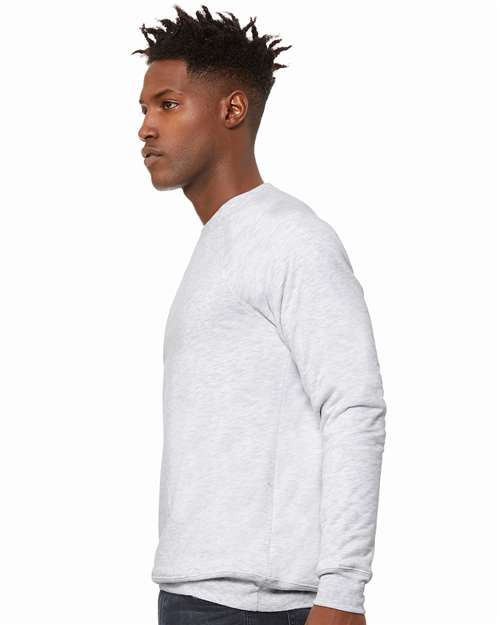 BELLA + CANVAS Unisex Sponge Fleece Raglan Crewneck Sweatshirt 3901