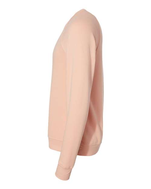 BELLA + CANVAS Unisex Sponge Fleece Raglan Crewneck Sweatshirt 3901