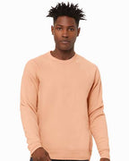 BELLA + CANVAS Unisex Sponge Fleece Raglan Crewneck Sweatshirt 3901