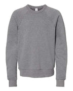BELLA + CANVAS Youth Sponge Fleece Crewneck Sweatshirt 3901Y
