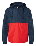 Independent Trading Co. Unisex Lightweight Quarter-Zip Windbreaker Pullover Jacket EXP54LWP