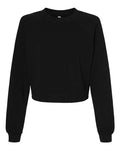 BELLA + CANVAS Women's Crop Raglan Fleece Crewneck Sweatshirt 7505