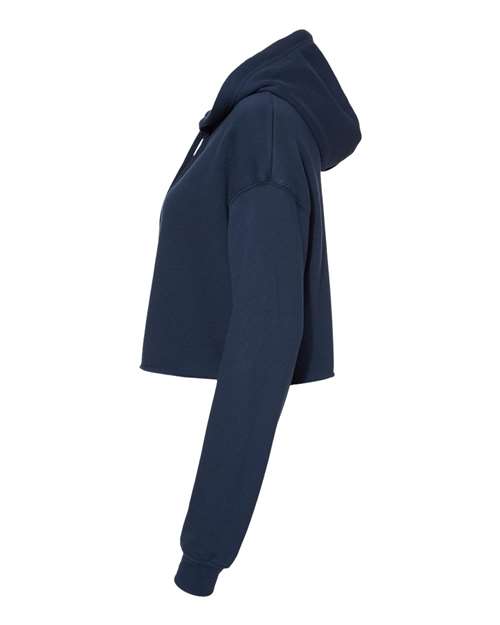 BELLA + CANVAS Women's Crop Fleece Hoodie Sweatshirt 7502