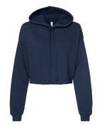 BELLA + CANVAS Women's Crop Fleece Hoodie Sweatshirt 7502