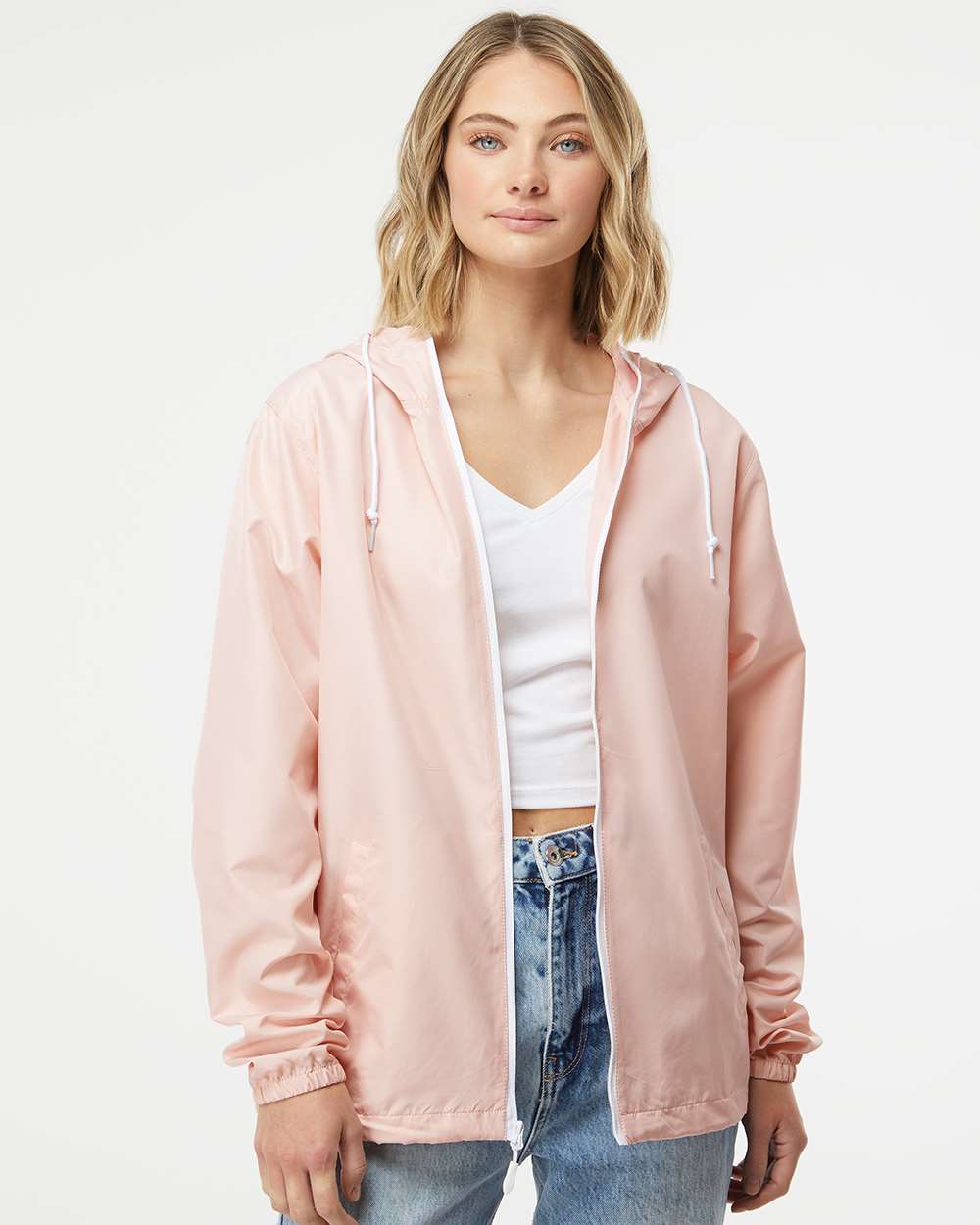 Men's Lightweight Windbreaker Full-Zip Jacket