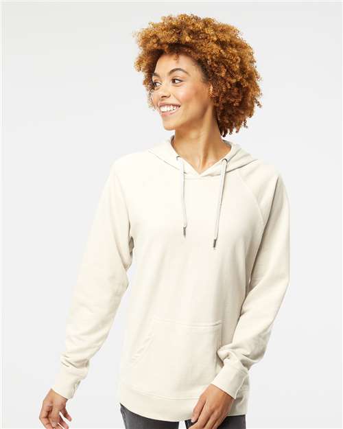Independent Trading Co. Unisex Icon Lightweight Loopback Terry Hooded Sweatshirt SS1000