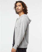 Independent Trading Co. Unisex Icon Lightweight Loopback Terry Full-Zip Hooded Sweatshirt SS1000Z