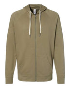 Independent Trading Co. Unisex Icon Lightweight Loopback Terry Full-Zip Hooded Sweatshirt SS1000Z
