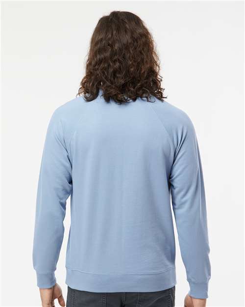 Independent Trading Co. Unisex Icon Lightweight Loopback Terry Crewneck Sweatshirt SS1000C