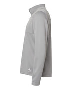 Adidas Men's 3-Stripes Double-Knit Quarter-Zip Pullover A482