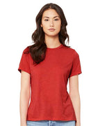 BELLA + CANVAS Women’s Relaxed Fit Heather CVC Tee 6400CVC