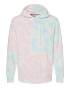 Independent Trading Co. Unisex Midweight Tie-Dyed Hooded Sweatshirt PRM4500TD