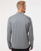 Adidas Men's Ultimate365 Lightweight Shoulder Stripe Quarter-Zip Pullover A520