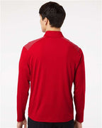 Adidas Men's Ultimate365 Lightweight Shoulder Stripe Quarter-Zip Pullover A520
