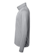 Adidas Men's Ultimate365 Heather Block Print Quarter-Zip Pullover A522