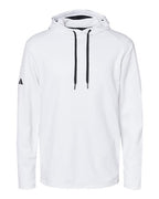 Adidas Men's Textured Mixed Media Midweight Hooded Sweatshirt A530