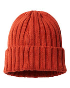 Atlantis Headwear Sustainable Cable Knit Cuffed Beanie SHORE