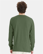 ComfortWash by Hanes Unisex Garment-Dyed Long Sleeve T-Shirt GDH200