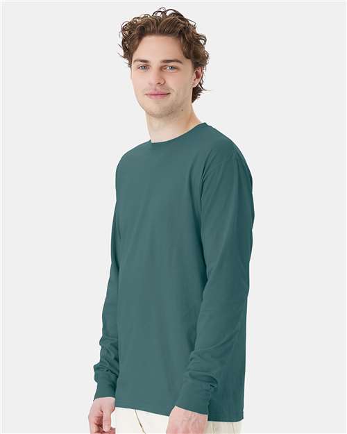 ComfortWash by Hanes Unisex Garment-Dyed Long Sleeve T-Shirt GDH200