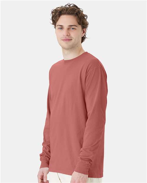 ComfortWash by Hanes Unisex Garment-Dyed Long Sleeve T-Shirt GDH200