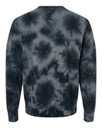 Independent Trading Co. Unisex Midweight Tie-Dyed Crewneck Sweatshirt PRM3500TD