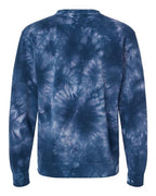 Independent Trading Co. Unisex Midweight Tie-Dyed Crewneck Sweatshirt PRM3500TD