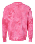 Independent Trading Co. Unisex Midweight Tie-Dyed Crewneck Sweatshirt PRM3500TD