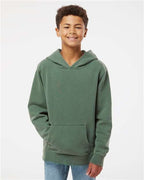 Independent Trading Co. Youth Midweight Pigment-Dyed Hooded Sweatshirt PRM1500Y