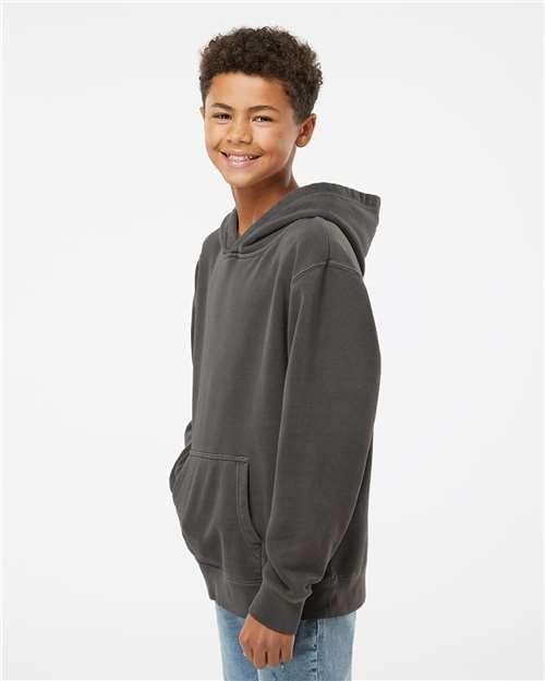 Independent Trading Co. Youth Midweight Pigment-Dyed Hooded Sweatshirt PRM1500Y