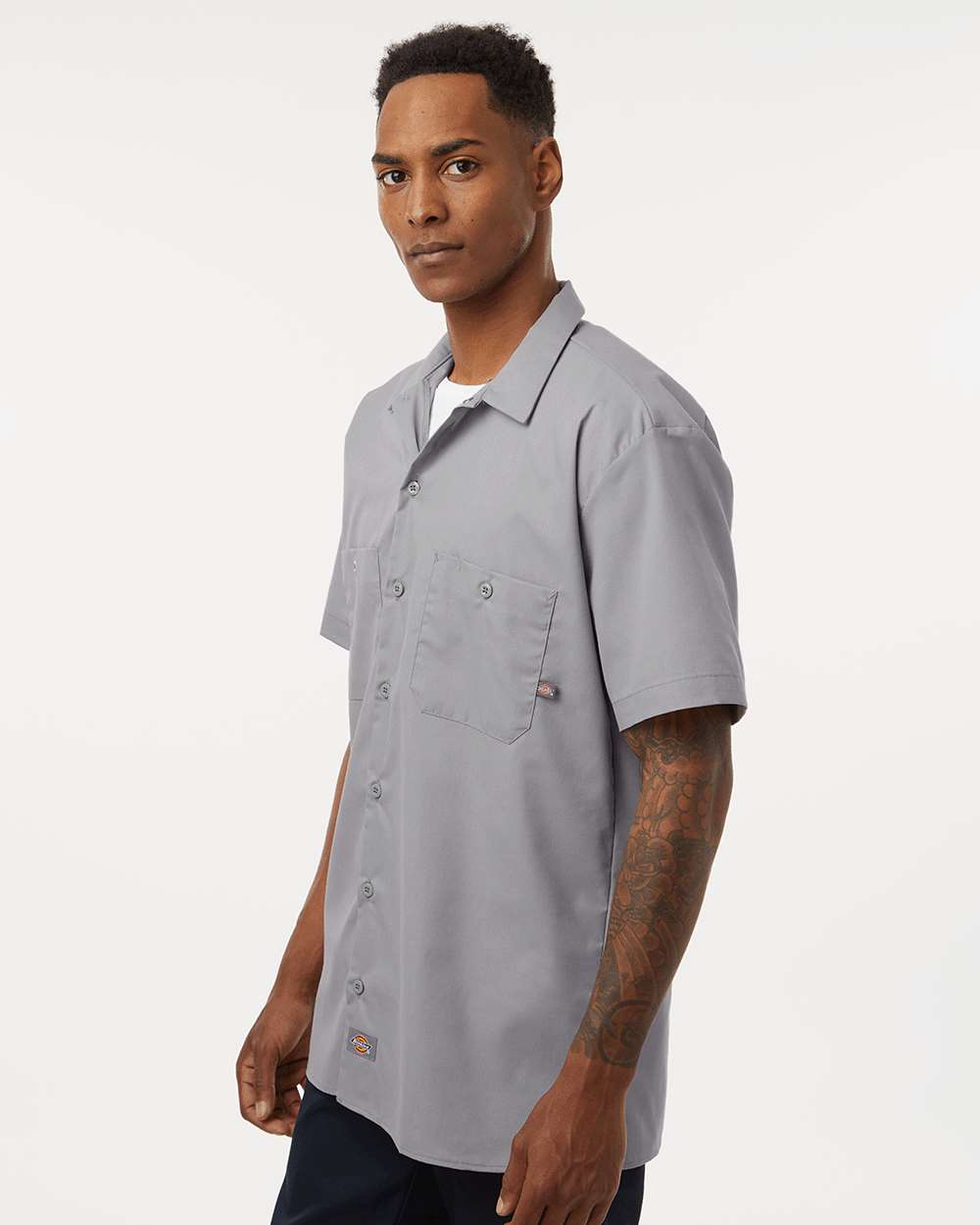 Men's Industrial Short Sleeve Work Shirt