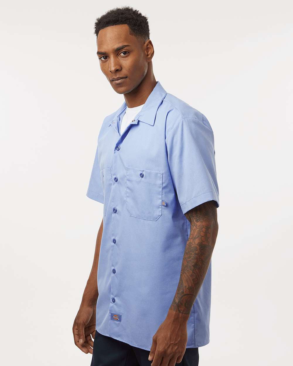 Men's Industrial Short Sleeve Work Shirt
