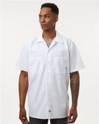 Dickies Men's Industrial Short Sleeve Work Shirt S535