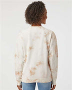 Independent Trading Co. Unisex Midweight Tie-Dyed Crewneck Sweatshirt PRM3500TD