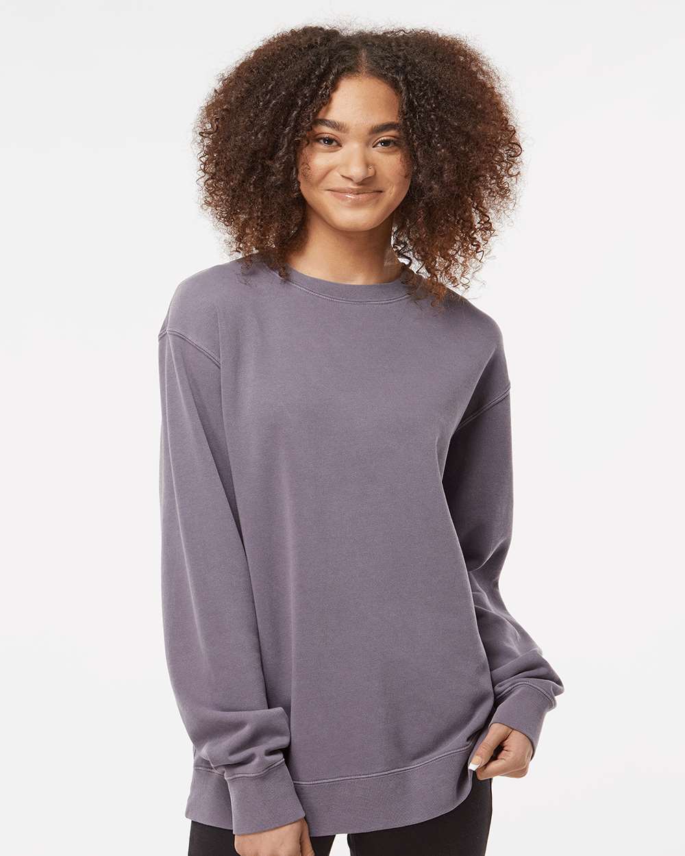 Custom Midweight Pigment-Dyed Crewneck Sweatshirt – Add Your Logo or Design