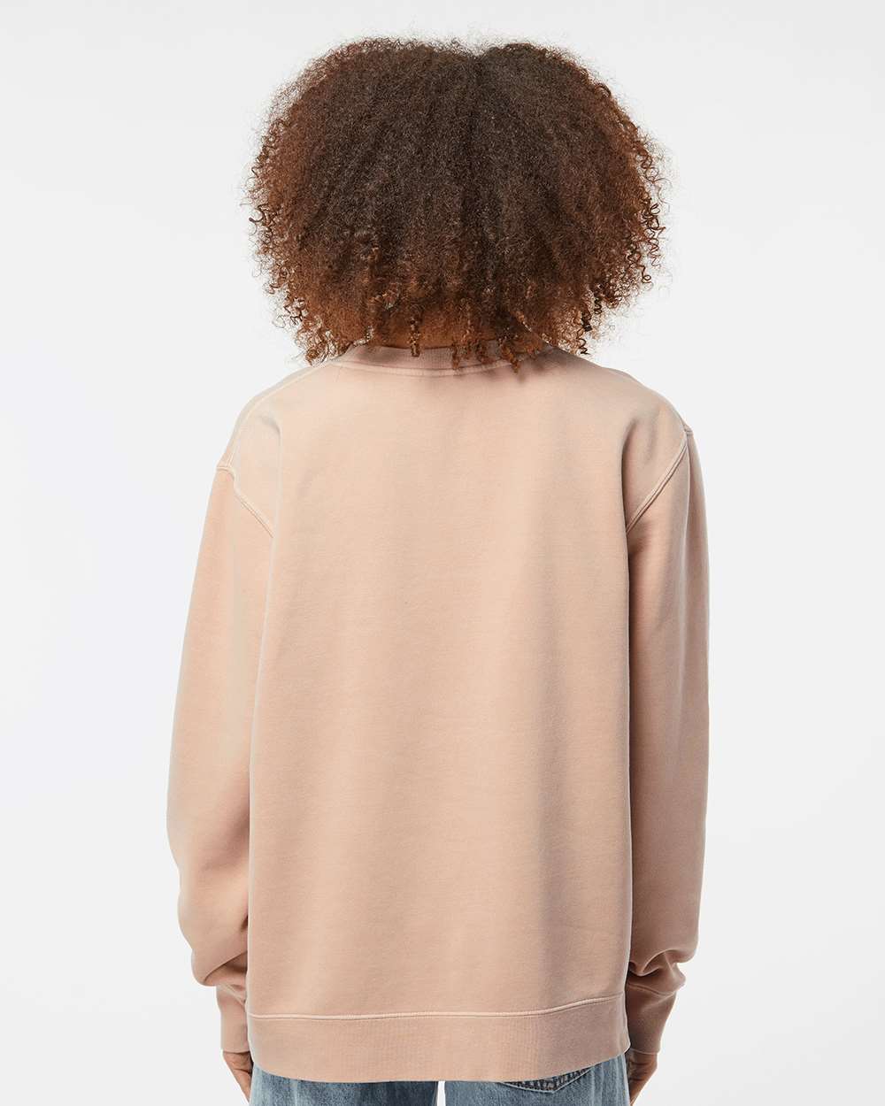 Custom Midweight Pigment-Dyed Crewneck Sweatshirt – Add Your Logo or Design
