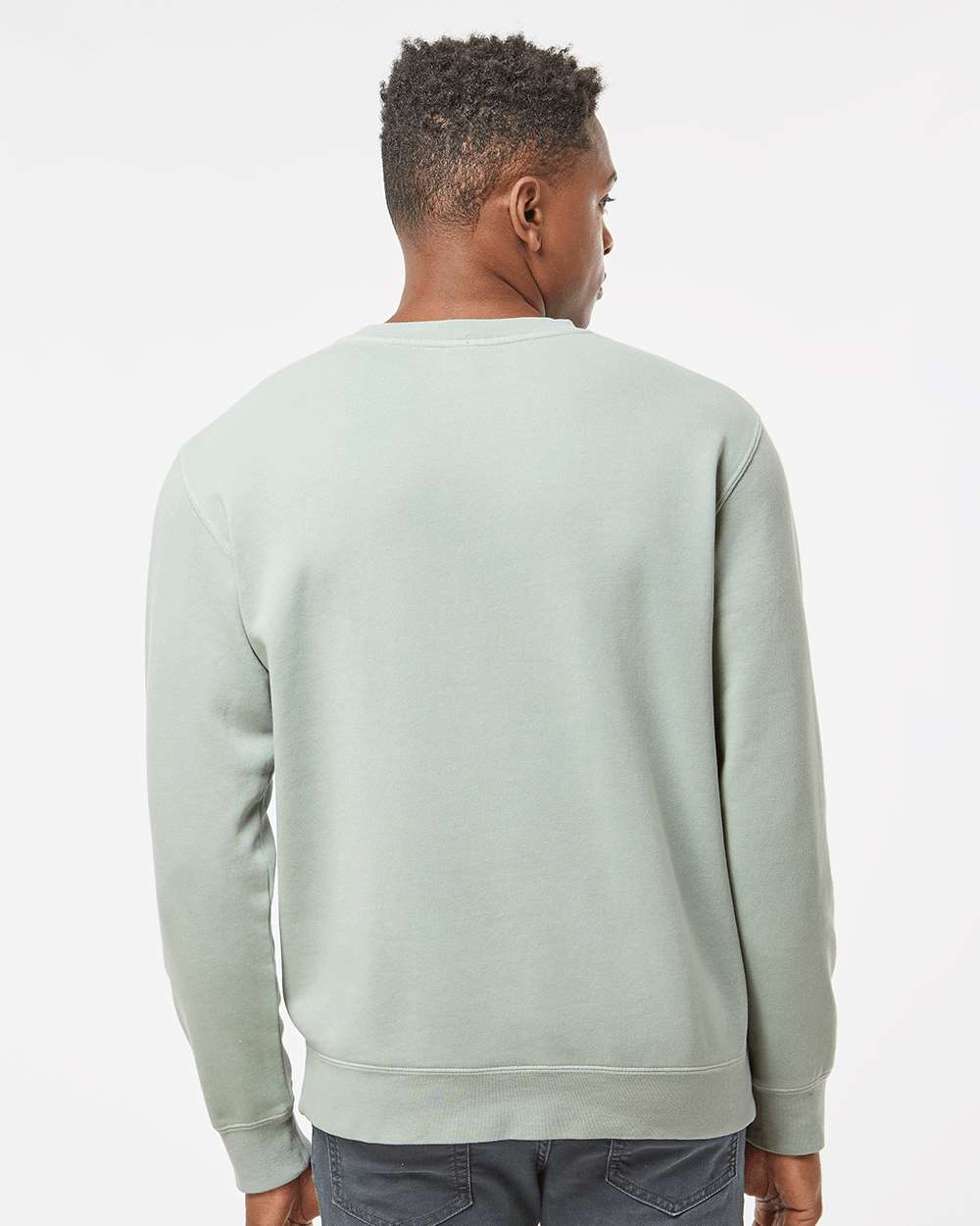 Custom Midweight Pigment-Dyed Crewneck Sweatshirt – Add Your Logo or Design