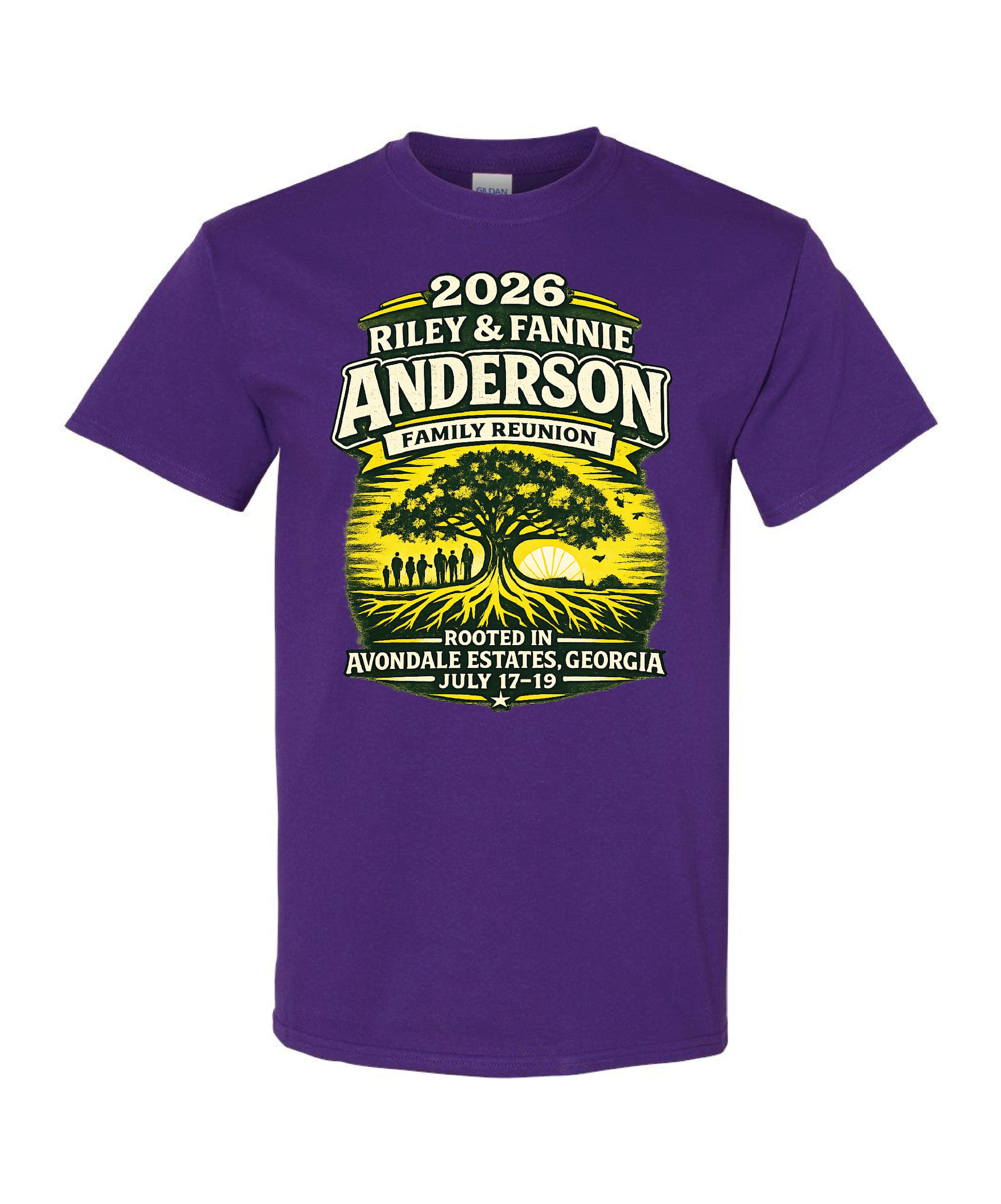 Riley & Fannie Anderson Family Reunion T-Shirt