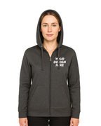CX2 L00668 | Ladies Polyester Full-Zip Hooded Sweatshirt