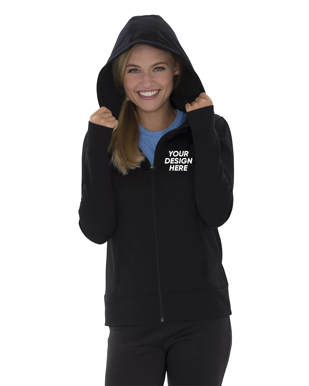 ATC L2004 | Fleece Full-Zip Ladies Hoodie