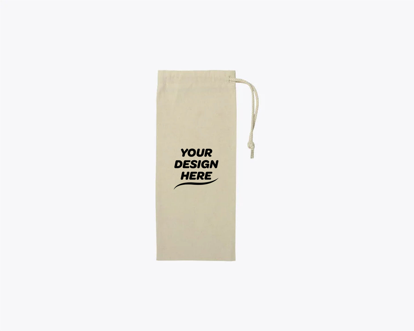 Custom Fredericksburg Drawstring Wine Tote – Add Your Logo or Design
