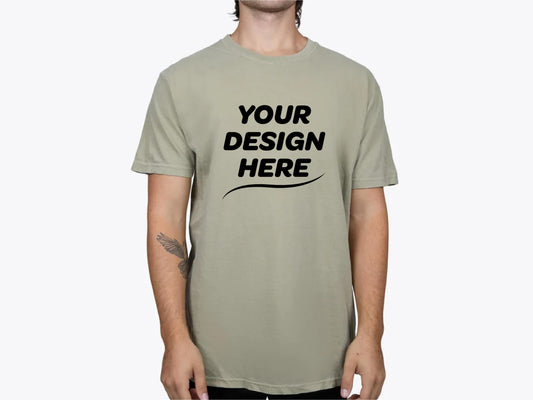 Custom Garment-Dyed Cotton T-Shirt – Add Your Logo or Design
