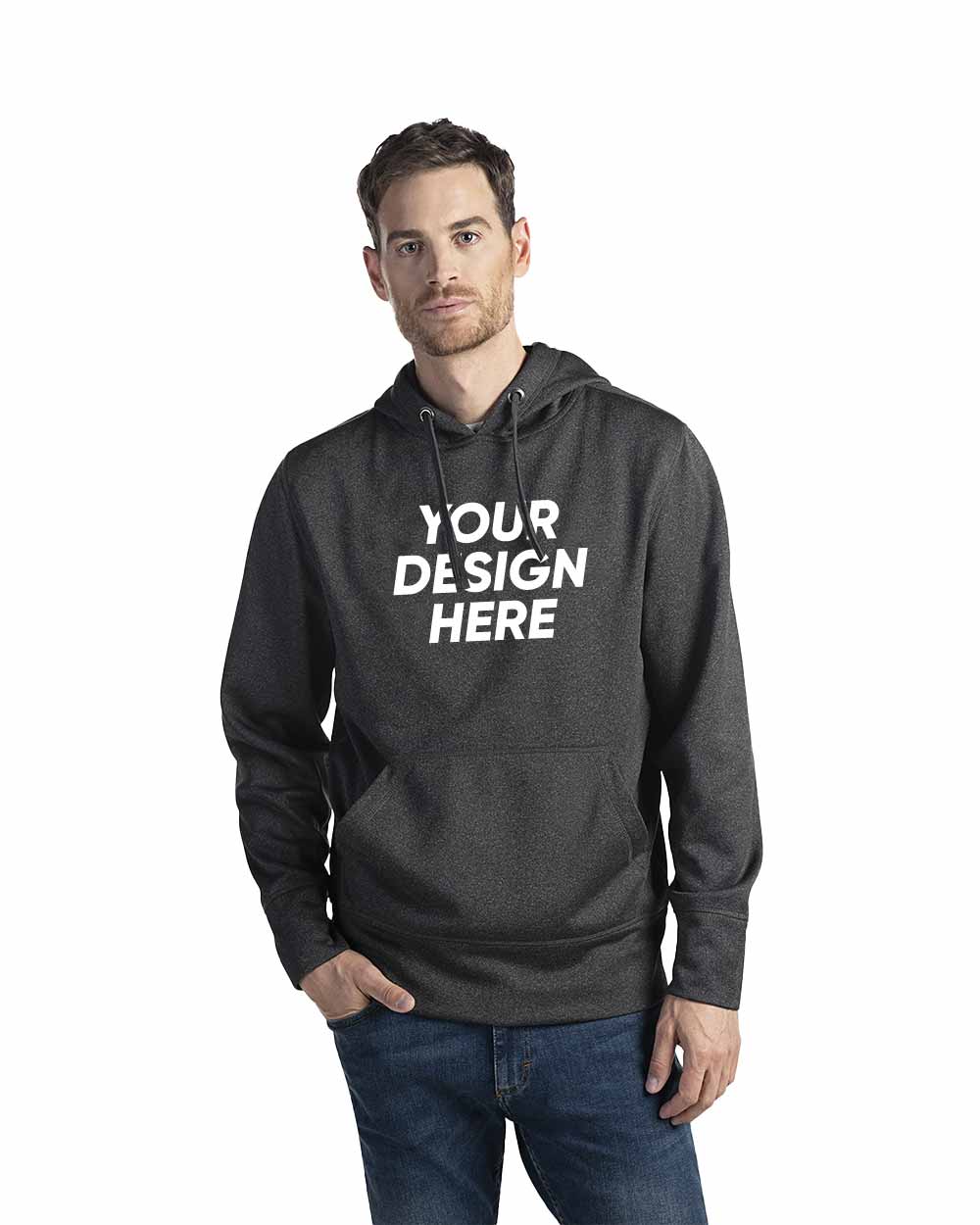 CX2 L00687 | Adult Polyester Pullover Hooded Sweatshirt