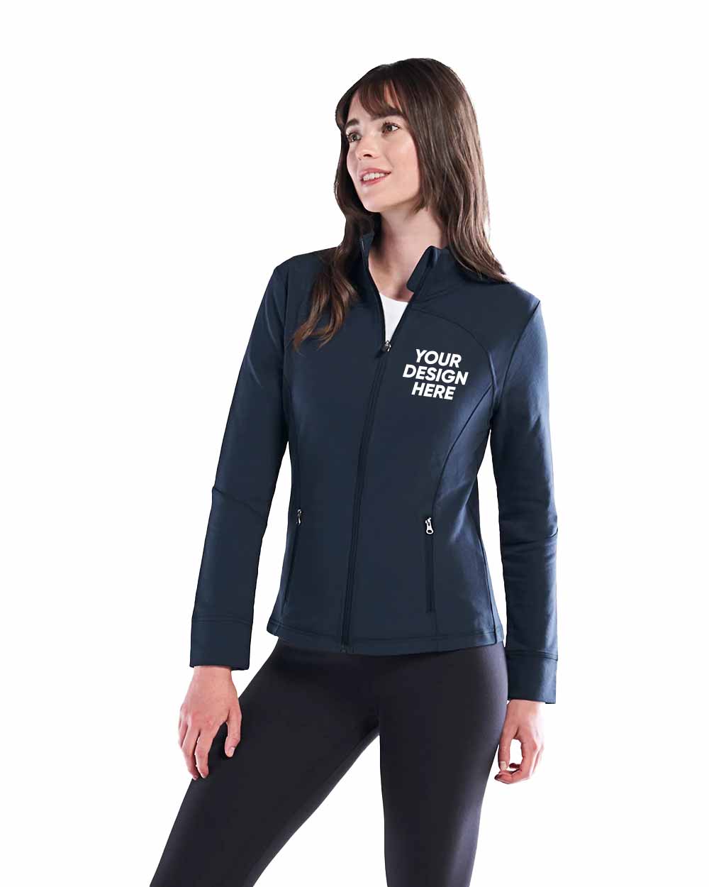 Heritage 54 L00851 | Ladies French Terry Performance Full Zip Sweatshirt